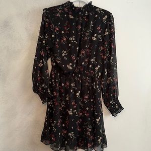 Sanctuary Black Floral Dress size Medium